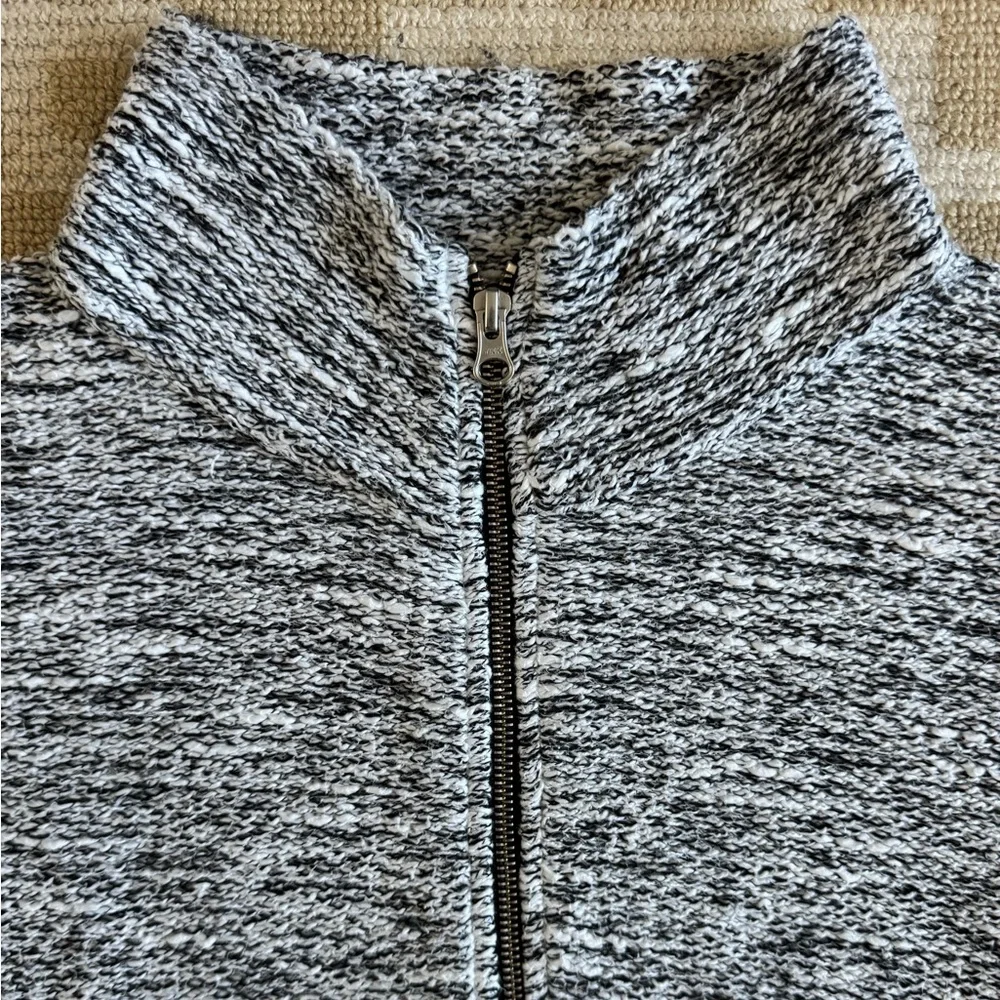 New J. Crew Mercantile Marled Half Zip Pullover Sweater Preppy Casual Gray XL